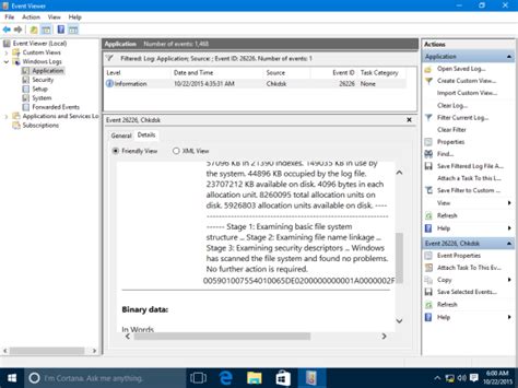chkdsk results|How to find chkdsk results in Windows 10 .